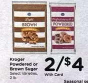 Powdered or Brown Sugar