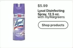 Lysol - Disinfecting Spray, 12.5 oz.