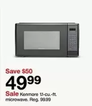 Kenmore - 11-cu.-ft. microwave