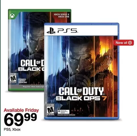 Xbox - CALL OF DUTY BLACK OPS 7