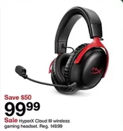Cloud III wireless gaming headset