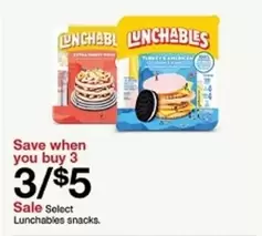 Lunchables snacks