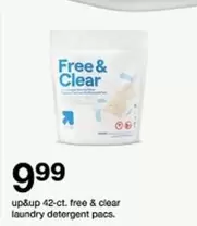 free & clear laundry detergent pacs