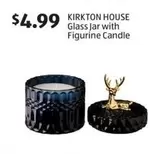 Glass Jar with Figurine Candle