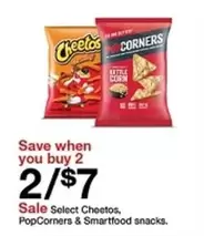 Cheetos - , PopCorners & Smartfood snacks