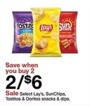 SunChips - Lay's, , Tostitos & Doritos snacks & dips