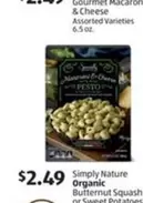 Simply Nature - Organic Butternut Squash or Sweet Potatoes