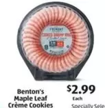 Maple Leaf Crème Cookies