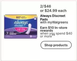 Always - Discreet Pads