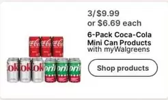 Coca-Cola - Mini Can Products