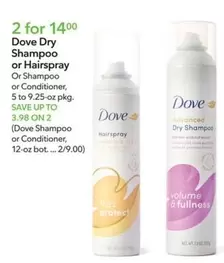Dove - Dry Shampoo or Hairspray