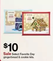 Select Favorite Day gingerbread & cookie kits