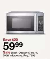 0.7-cu.-ft. 700W microwave