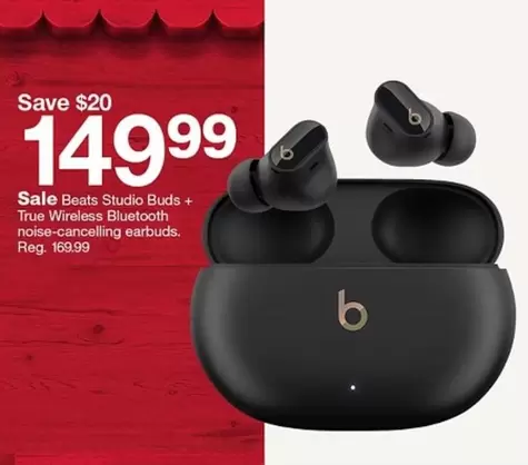 Studio Buds + True Wireless Bluetooth noise-cancelling earbuds