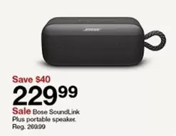 SoundLink Plus portable speaker