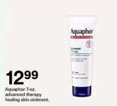 Aquaphor - 7-oz. advanced therapy healing skin ointment.