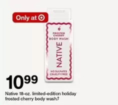 18-oz. limited-edition holiday frosted cherry body wash