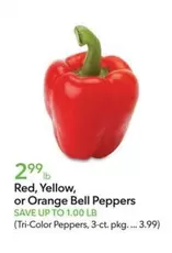 Red, Yellow, or Orange Bell Peppers