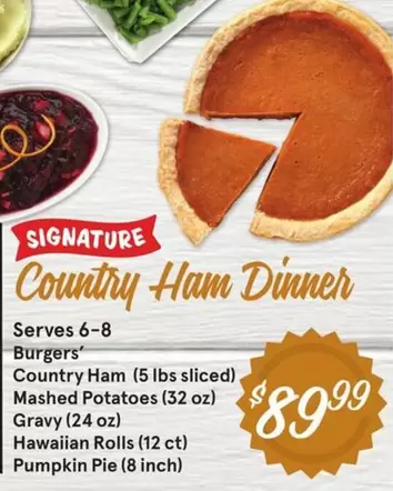 Country Ham Dinner