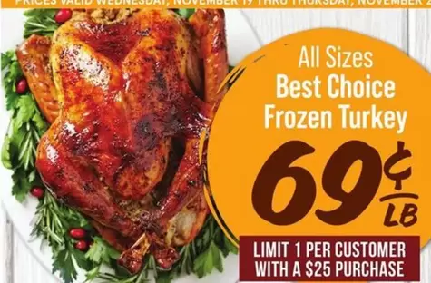 all - Frozen Turkey