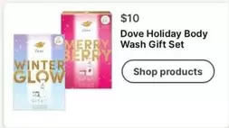 Dove - Holiday Body Wash Gift Set