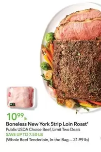 New York - Boneless  Strip Loin Roast