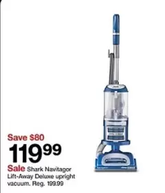 Shark - Navitagor Lift-Away Deluxe upright vacuum