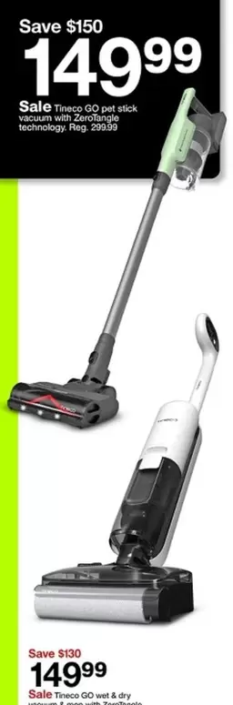 Pet - Floor One GO pet stick vacuum with ZeroTangle Technology
