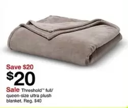 Plush - full/queen-size ultra plush blanket