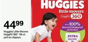 Huggies - Little Movers HuggFit 360