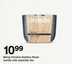 Essential - Solstice Reset candle with essential oils