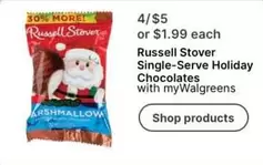 Russell Stover - Single-Serve Holiday Chocolates