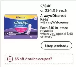 Always - Discreet Pads