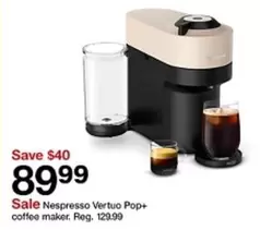Vertuo Pop+ coffee maker
