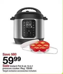 Instant Pot 6-qt. 9-in-1 pressure cooker