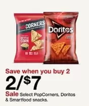 PopCorners - , Doritos & Smartfood snacks