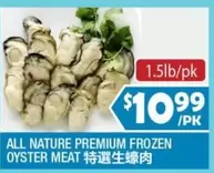 all - OYSTER MEAT
