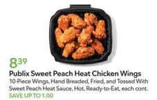 Sweet Peach Heat Chicken Wings