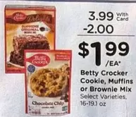 Betty Crocker - Cookie, Muffins or Brownie Mix