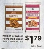 Brown or Powdered Sugar