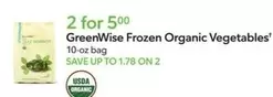 Frozen -  Organic Vegetables