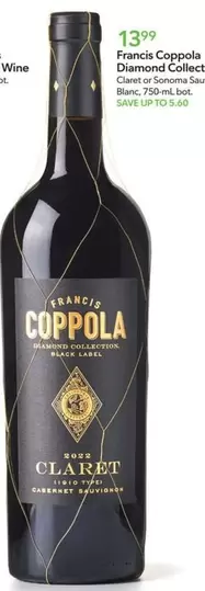 Diamond   - Claret or Sonoma S