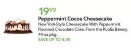 New York - Peppermint Cocoa Cheesecake