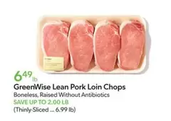 Lean Pork Loin Chops