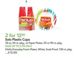 Plastic - Cups or Paper Plates