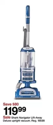 Shark - Navigator Lift-Away Deluxe upright vacuum