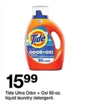 Tide - Ultra Odor + Oxi 92-oz. liquid laundry detergent