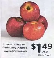 Lady - Cosmic Crisp or Pink Apples