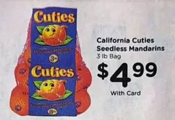 Cuties - Seedless Mandarins