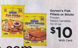 Gorton's - Fish Fillets or Sticks